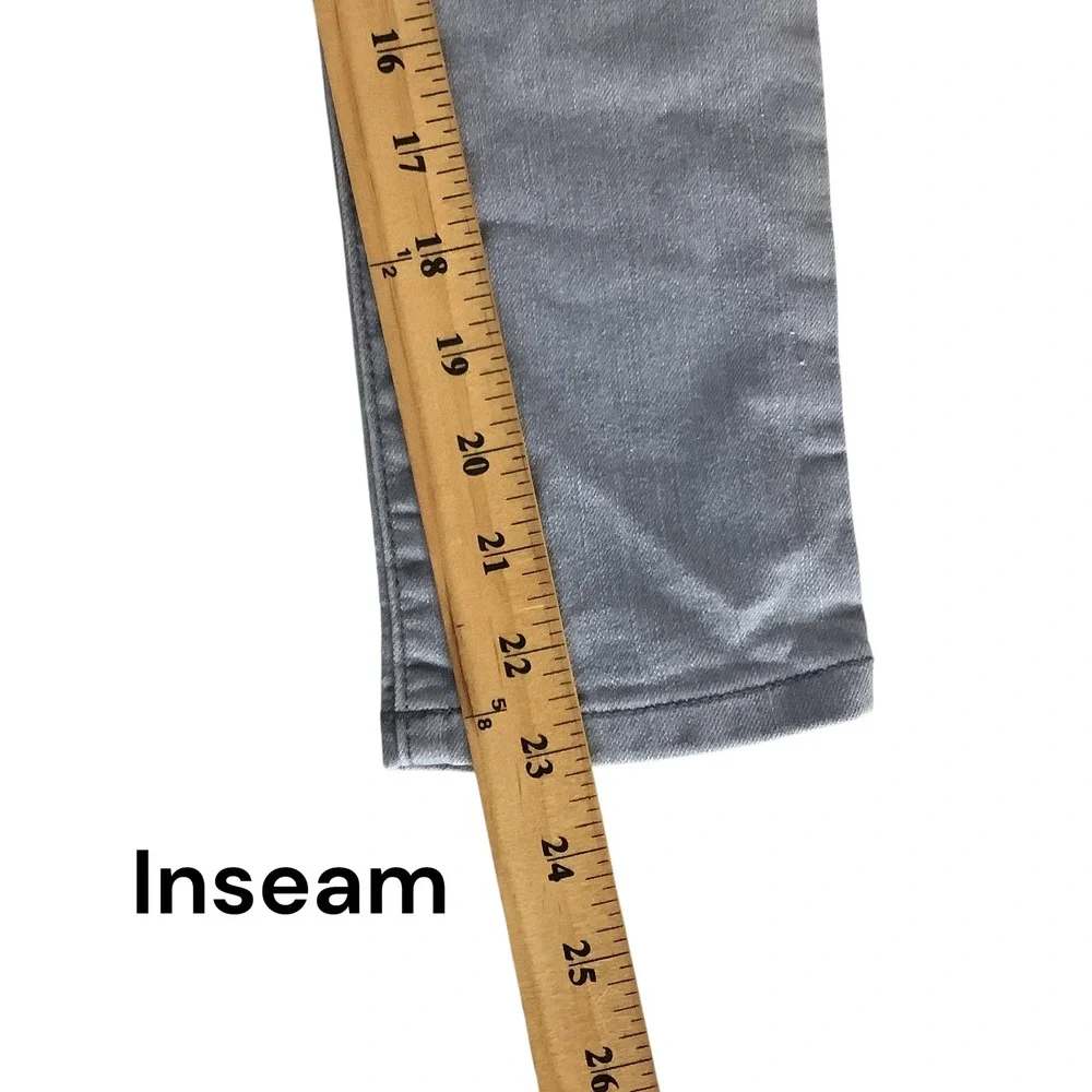The Children's Place Skinny‎ Jeans Girls Size 8 Gray Super Skinny Denim School